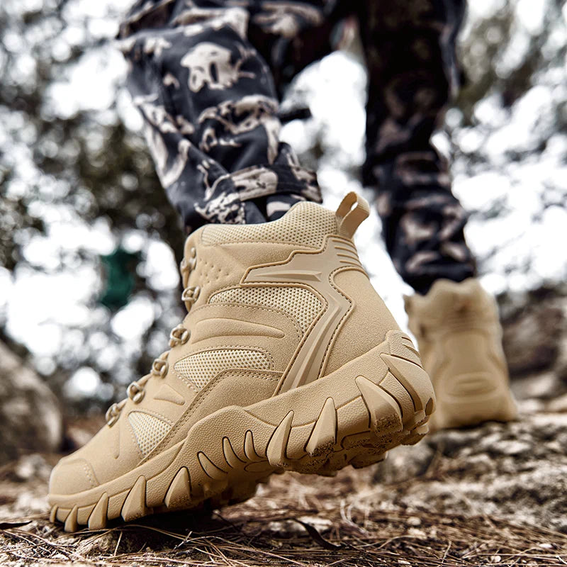 Herren Taktische Stiefel | Outdoor Combat Boots wasserdicht & rutschfest für Wandern & Jagd