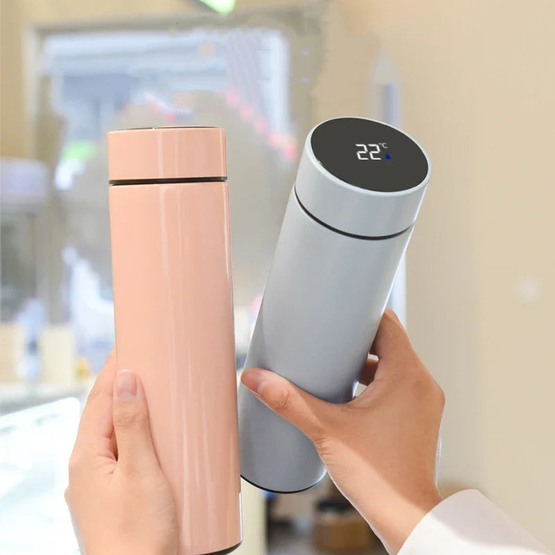ThermoFlask Edelstahl-Isolierflasche mit LCD-Temperaturanzeige | 500ml Doppelwandig