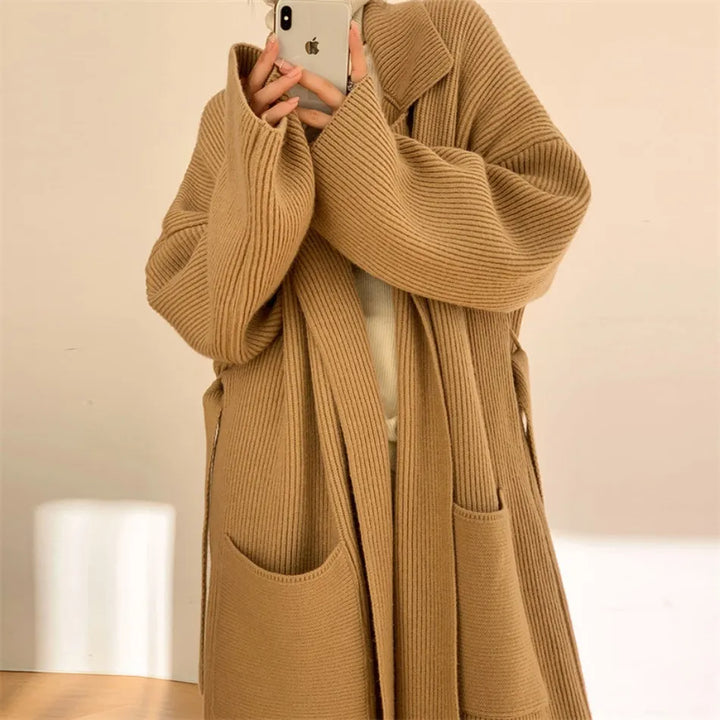 Charlotte | Lange, elegante Weste - Raffinierter Stil & Wetterschutz