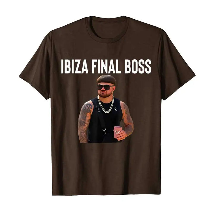 Ibiza Final Boss Meme T-Shirt für Männer und Frauen
