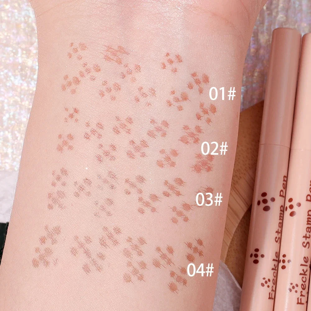 Lápiz de maquillaje con efecto pecas natural | Resistente al agua y de larga duración 