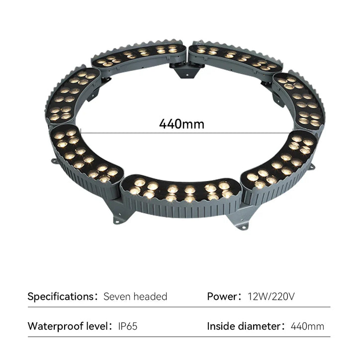LED-Strahler für Bäume | Wasserdichte IP65 Aluminium Gartenlampe 12W Outdoor