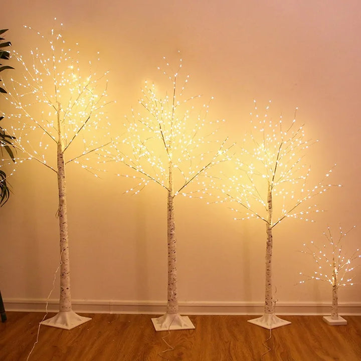LED-Birkenbaum-Dekoration - leuchtende Schlafzimmer & Landschaft, DIY-Geschenkidee