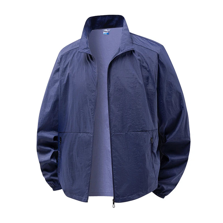 Chaqueta ligera de senderismo de verano para hombre | Impermeable, transpirable y de secado rápido