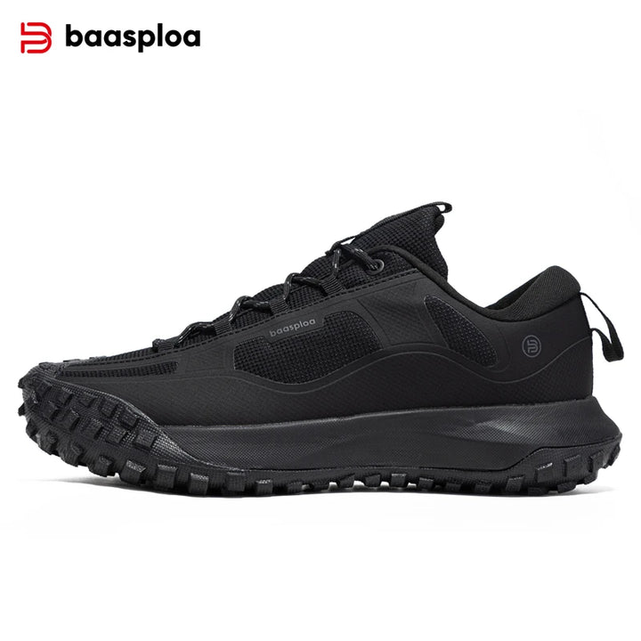 Baasploa Herren Wanderschuhe | Outdoor Sneaker wasserabweisend & rutschfest