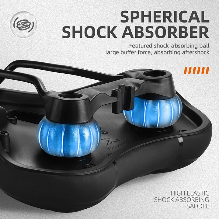 Sillín de bicicleta muy elástico y resistente a los impactos | Sillín de bicicleta cómodo, impermeable y transpirable para bicicletas de carretera y de montaña