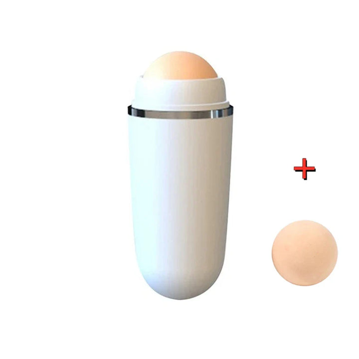 Rodillo facial volcánico GlowDerma con absorción de sebo | Control de brillo y reutilización