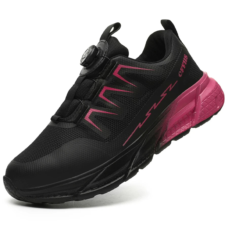 Damenschuhe Arbeitssicherheit | Drehknopf, Stoß- & Durchtrittssicher, Modisch