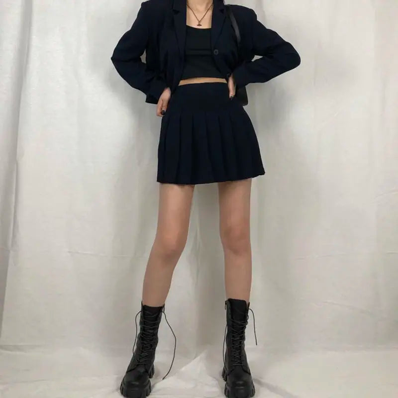 Stiefel Damen Semi High | Chelsea Schnürsenkel Reißverschluss Plattform