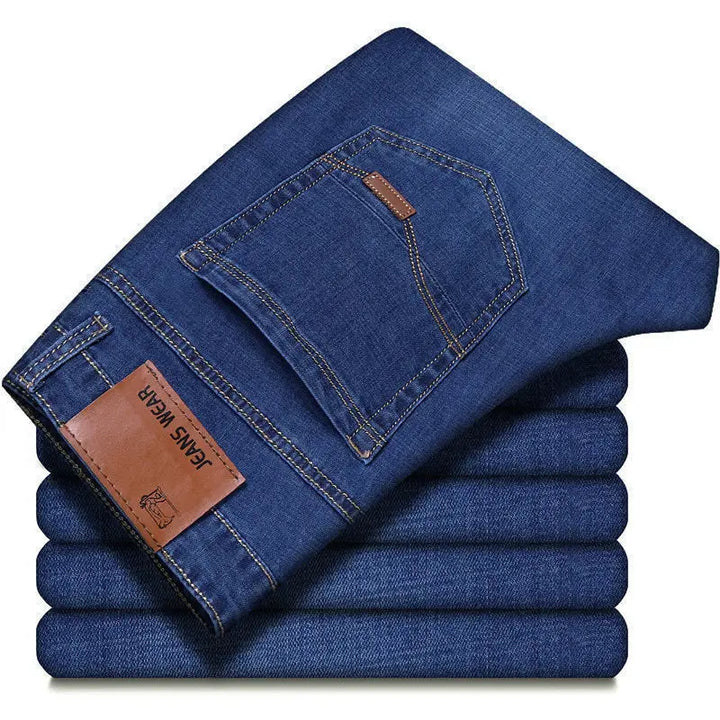 Herren Business Jeans | Bequeme gerade Stretch Jeans für Alltag & Büro