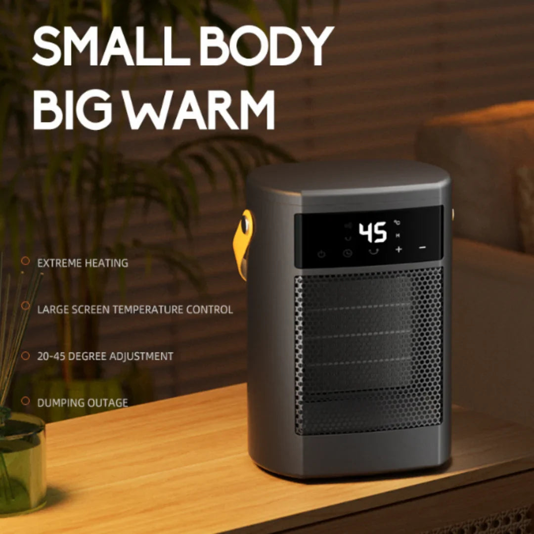 Varmeovn Bærbar Keramisk | Termostat Støjsvag Bordmodel