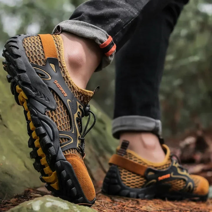 Herren Outdoor Schuhe | Rutschfeste Wanderschuhe für Trekking, Jogging & Freizeit