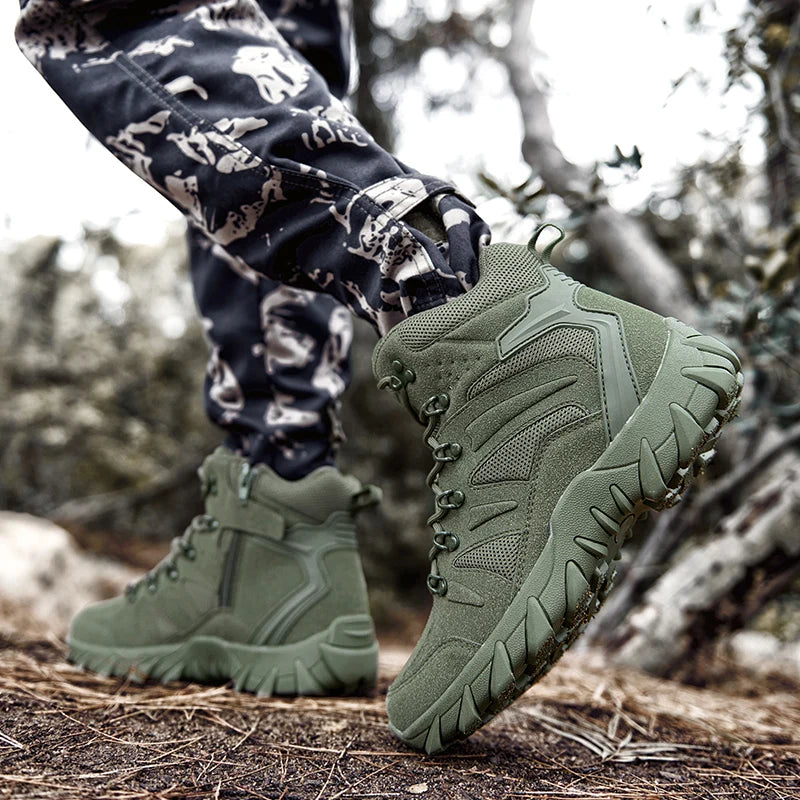 Herren Taktische Stiefel | Outdoor Combat Boots wasserdicht & rutschfest für Wandern & Jagd