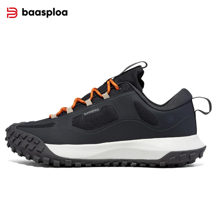 Baasploa Herren Wanderschuhe | Outdoor Sneaker wasserabweisend & rutschfest