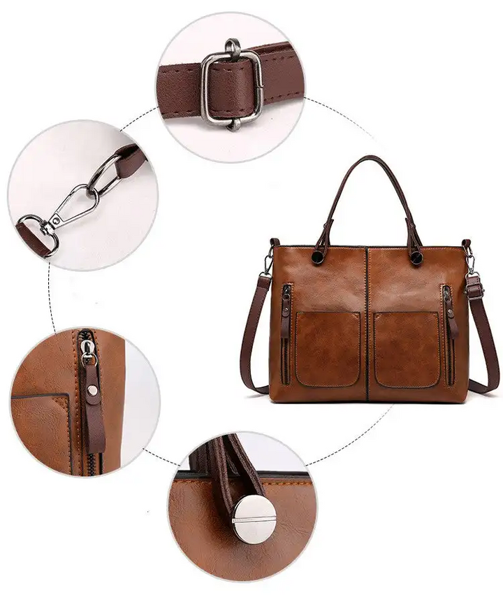 Sweetheart Schultertasche aus Leder | Elegant, langlebig und alltagstauglich
