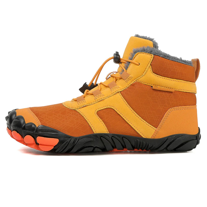 Herren Winter Barfußschuhe | Leichte Schneestiefel rutschfest & kältefest für Outdoor