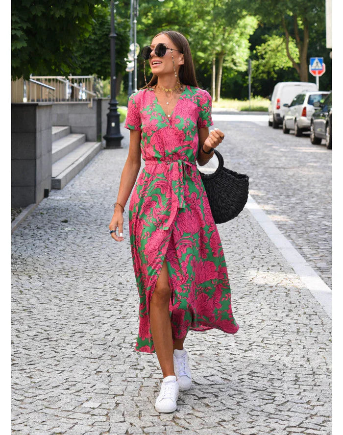 Iris Buntes Kleid | Bequemlichkeit, Stil & Vielseitigkeit