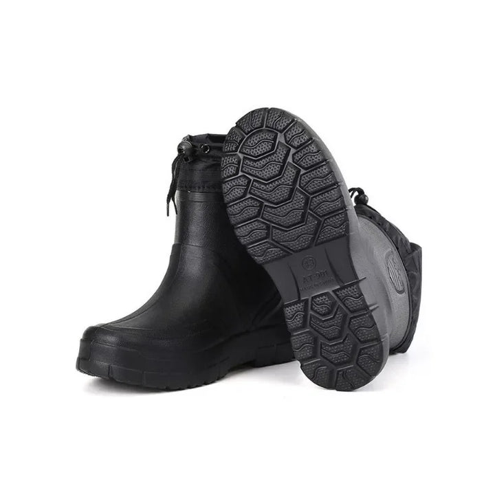 Winterstiefel Herren 2026 | Wasserdichte Angelstiefel Dicke Sohle Rutschfest