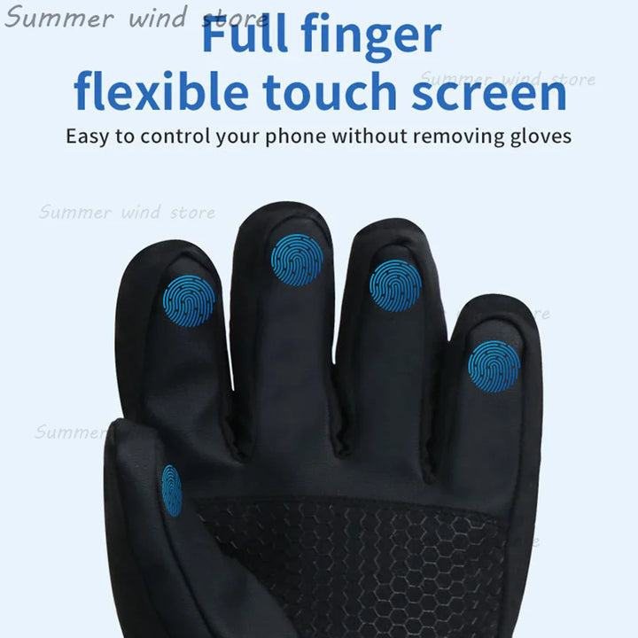 Beheizte Handschuhe Wiederaufladbar | Touchscreen Winter Ski