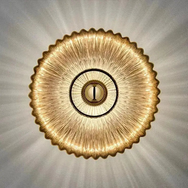 LumièreLux - Elegantes Design Wandleuchte aus Glas