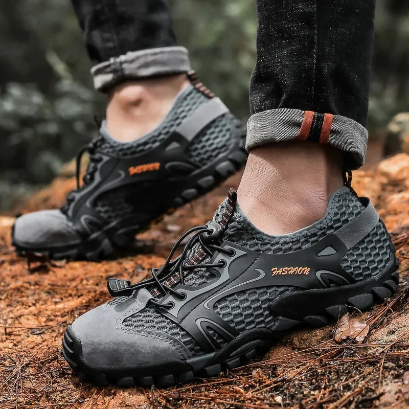 Herren Outdoor Schuhe | Rutschfeste Wanderschuhe für Trekking, Jogging & Freizeit