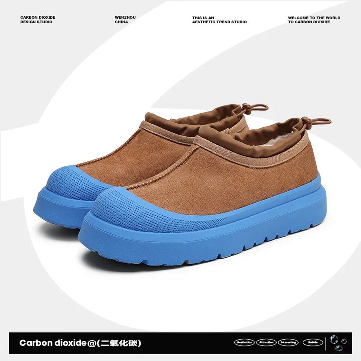 Winterstiefel Unisex | Plüsch gefütterte Plateauschuhe Warmer Komfort