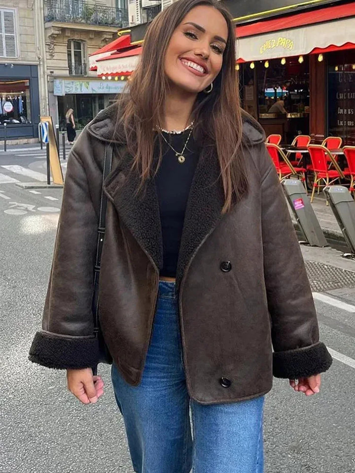 Emilie Reversible Double Face Jacket for Women | Wärme & Eleganz
