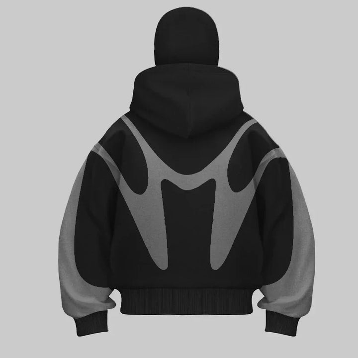 Deadzone Hoodie mit Balaclava – Auffälliges Design und voller Schutz