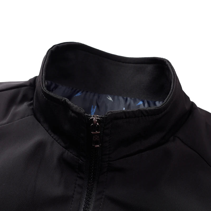 Chaqueta bomber ligera y fina para hombre | Chaqueta informal de entretiempo para primavera y verano