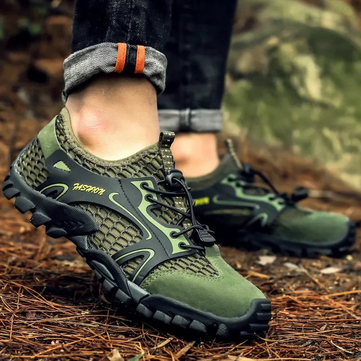 Herren Outdoor Schuhe | Rutschfeste Wanderschuhe für Trekking, Jogging & Freizeit