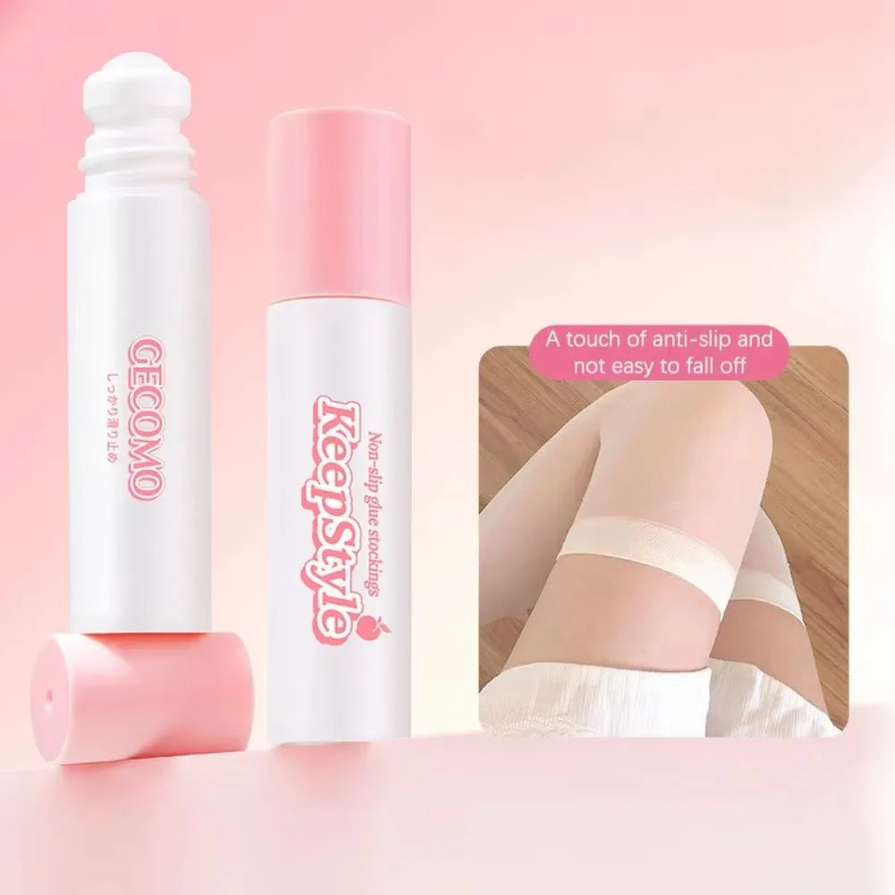 Roll-On Anti-Rutsch-Kleiderkleber für die Haut | Unsichtbare & sanfte Befestigung 8,3cm
