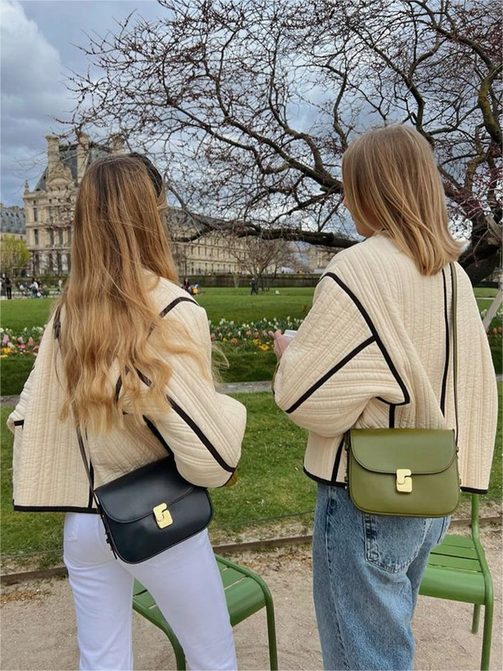 Michon | Übergroße Steppjacke für Frauen mit französischem Stil - Komfortabel & modisch