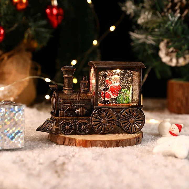 Weihnachtsdekoration Nachtlicht Weihnachtsmann Zug | Miniatur Dekoration