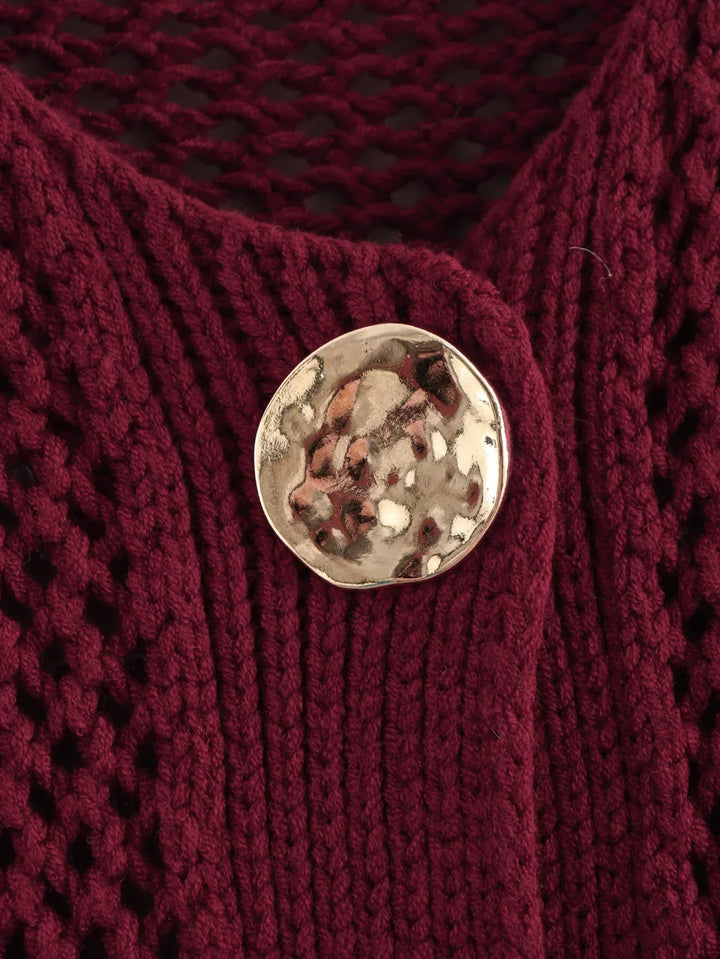 Estelle - Schicke Strickweste mit traditionellen Knöpfen
