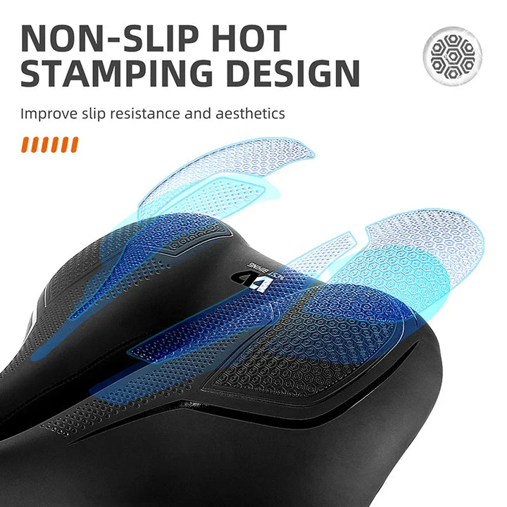 Sillín de bicicleta muy elástico y resistente a los impactos | Sillín de bicicleta cómodo, impermeable y transpirable para bicicletas de carretera y de montaña