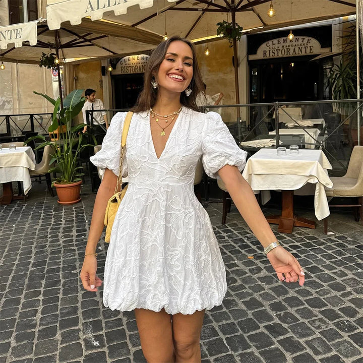 Italienisches Kleid Damen | Schicker & anspruchsvoller Schnitt | Eleganter Look für jeden Anlass