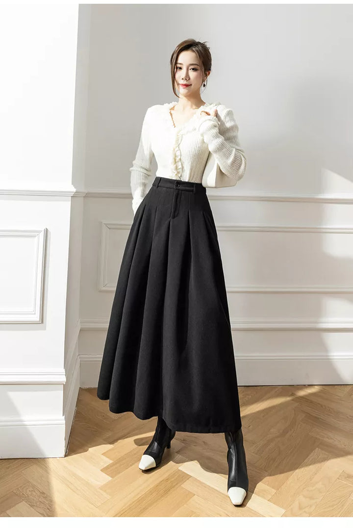 Levoire Eleganter Wollrock | Komfort und zeitlose Eleganz