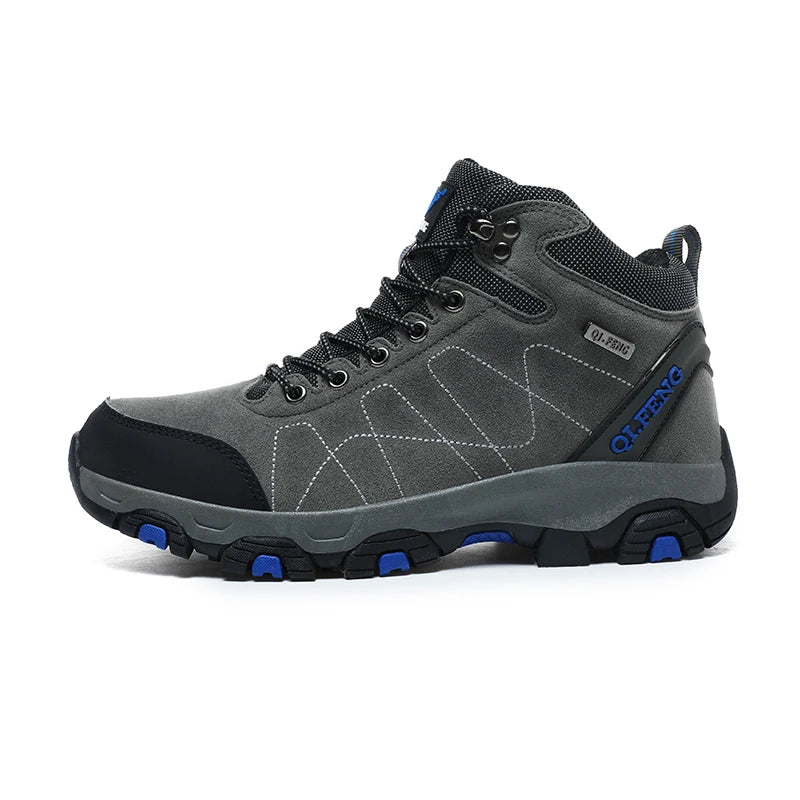 Herren Wanderstiefel | Warme Outdoor Schuhe für Herbst & Winter mit rutschfester Sohle