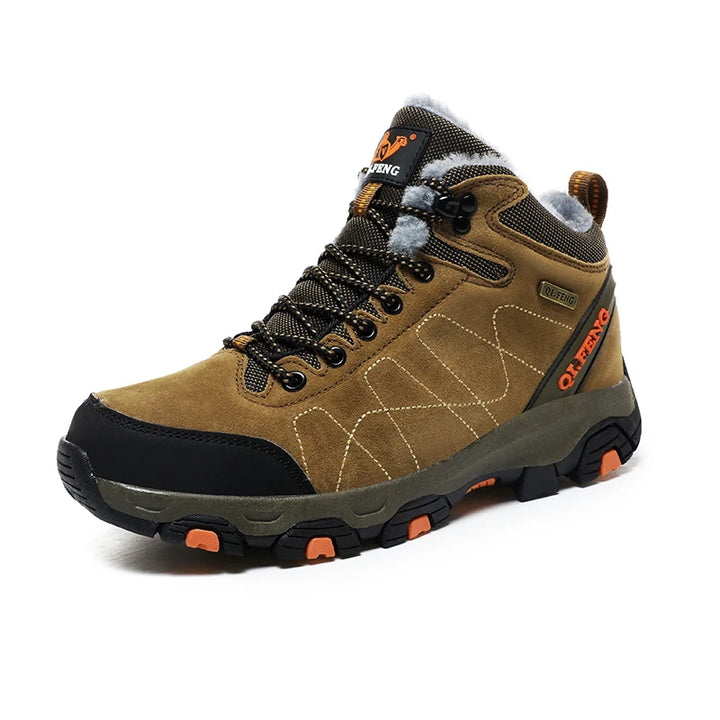 Herren Wanderstiefel | Warme Outdoor Schuhe für Herbst & Winter mit rutschfester Sohle