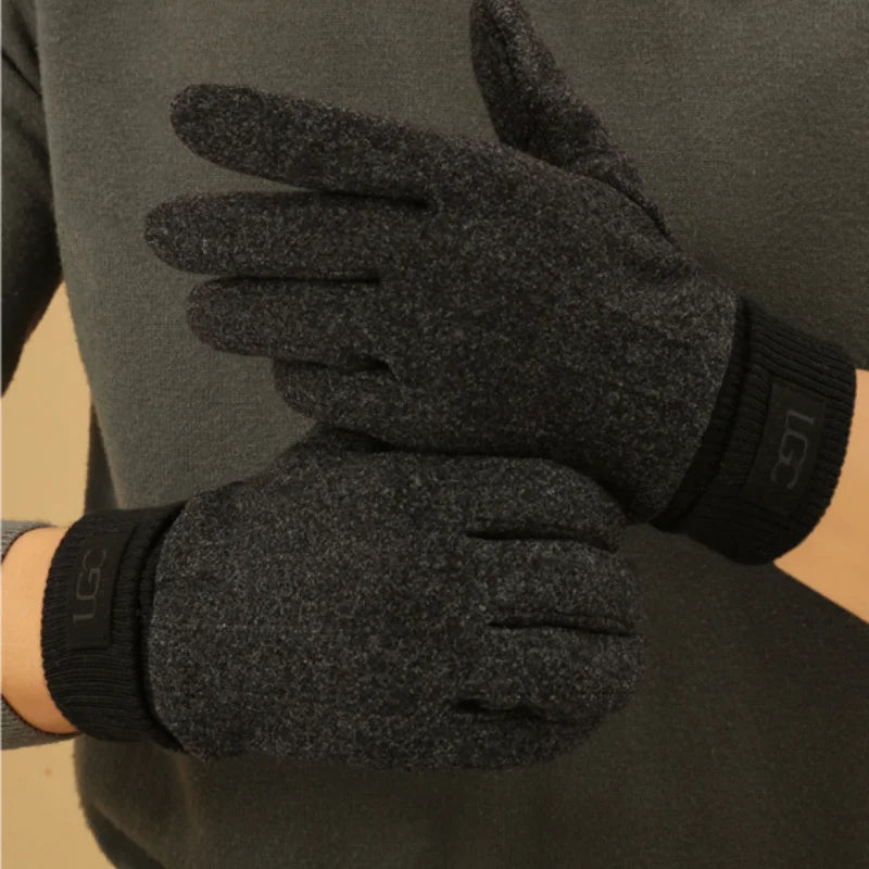 Damen Winter Touchscreen Handschuhe - Warme, Dicke Vollfinger Strickhandschuhe