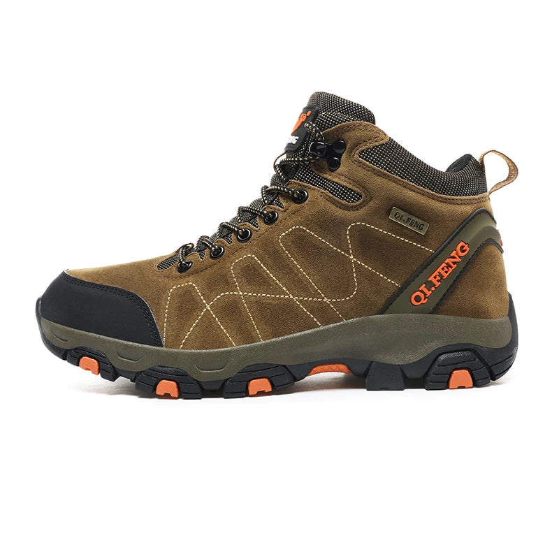 Herren Wanderstiefel | Warme Outdoor Schuhe für Herbst & Winter mit rutschfester Sohle