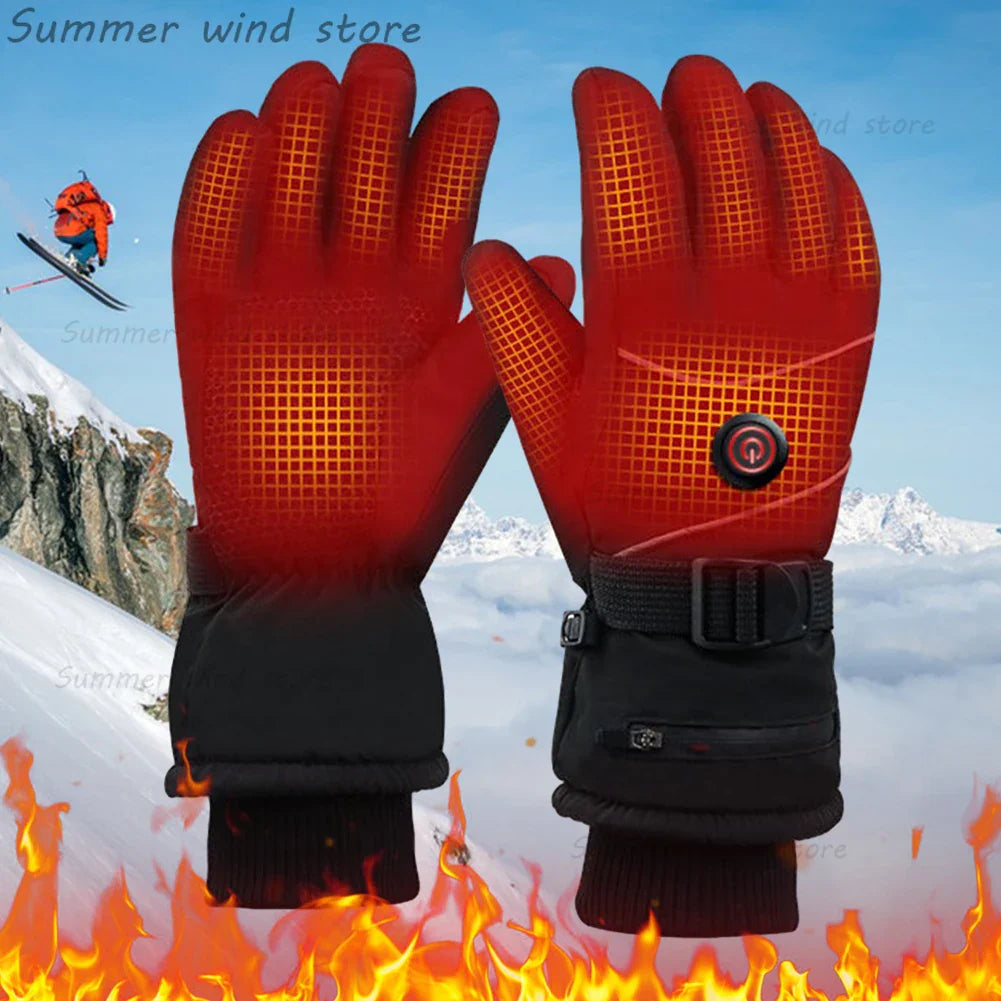 Beheizte Handschuhe Wiederaufladbar | Touchscreen Winter Ski