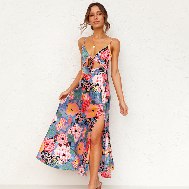 Blumenkleid für Damen | Florales Muster & Schmeichelhafte Passform für Frühling und Sommer