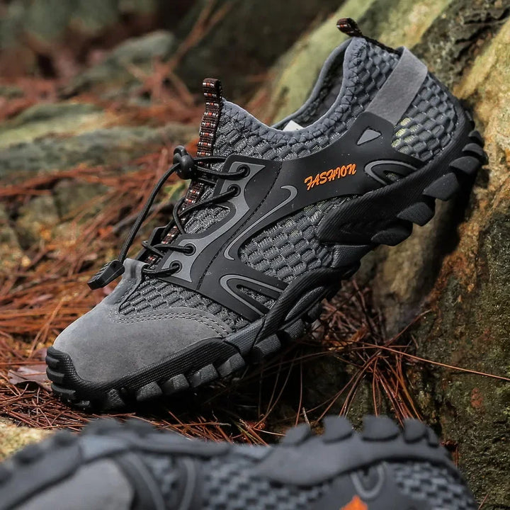 Herren Outdoor Schuhe | Rutschfeste Wanderschuhe für Trekking, Jogging & Freizeit