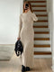 Sasha | Langes Kleid mit Plissee & figurbetontem Schnitt | Eleganz & Bequemlichkeit
