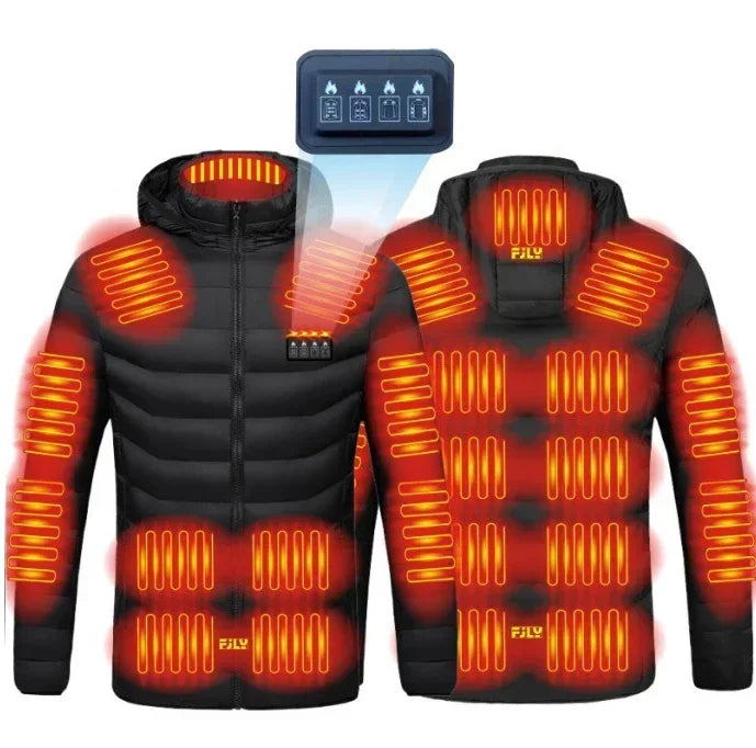 Opvarmet Jakke/Vest Unisex USB | Termisk Outdoor Vinter