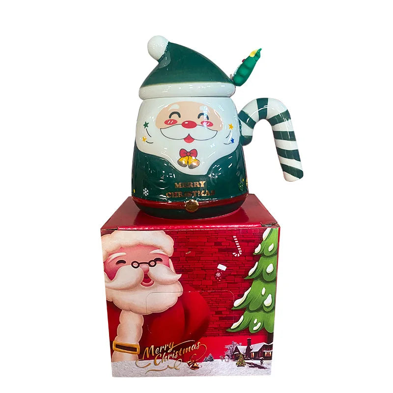 Weihnachtsbecher Set - Keramik, Porzellan, Weihnachtsmann Design & Geschenkideen