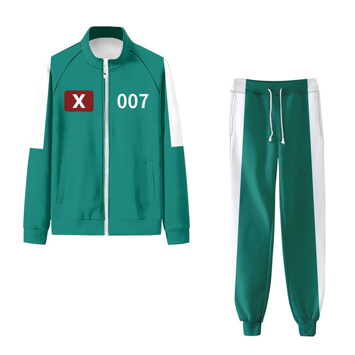 Squid Game Kostüm | Offizielles Serien-Outfit | Unisex-Outfit für Männer und Frauen