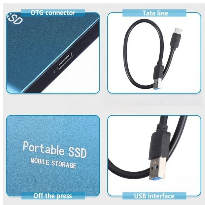 Externe High-Speed-SSD | Schneller und zuverlässiger tragbarer Speicher