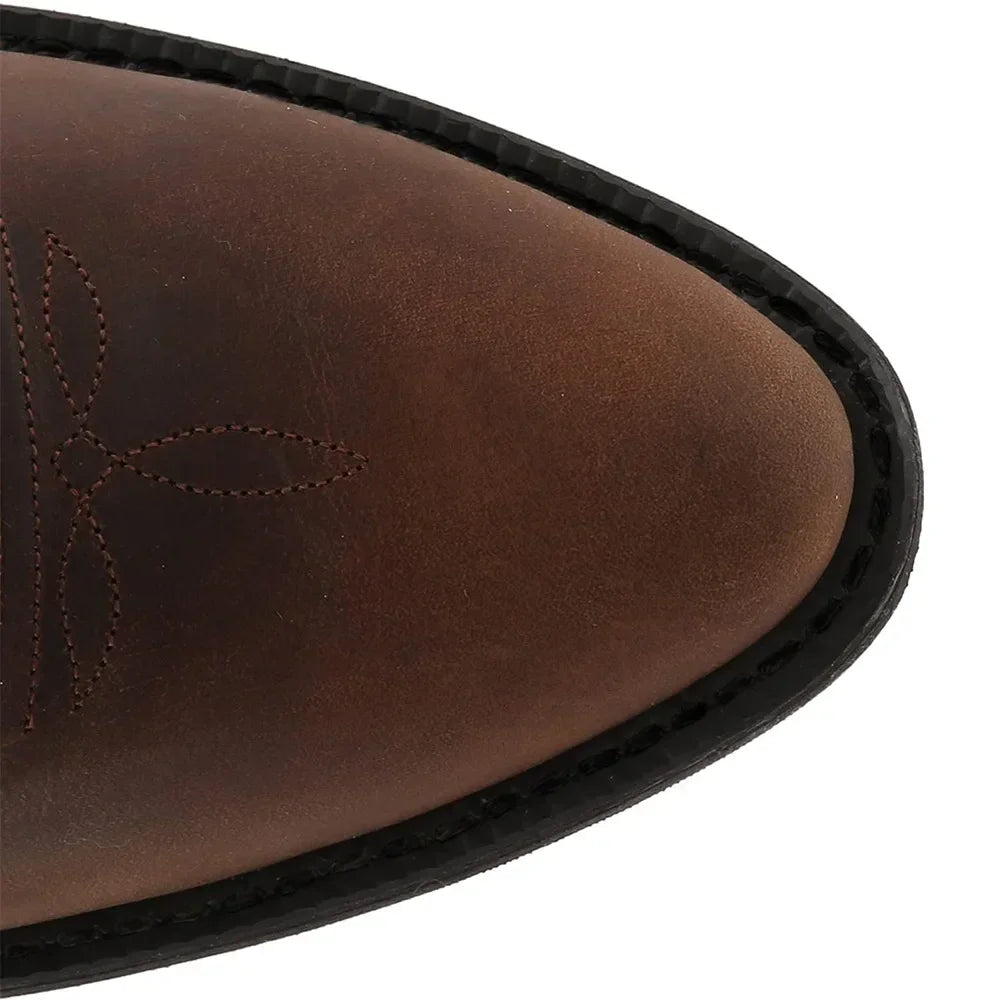 Macho Cowboystiefel für Männer | Besticktes Leder Elegant & Zeitloser Stil